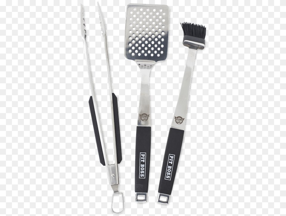 Pit Boss Soft Touch 3 Piece Tool Set Tool, Kitchen Utensil, Brush, Device Png Image