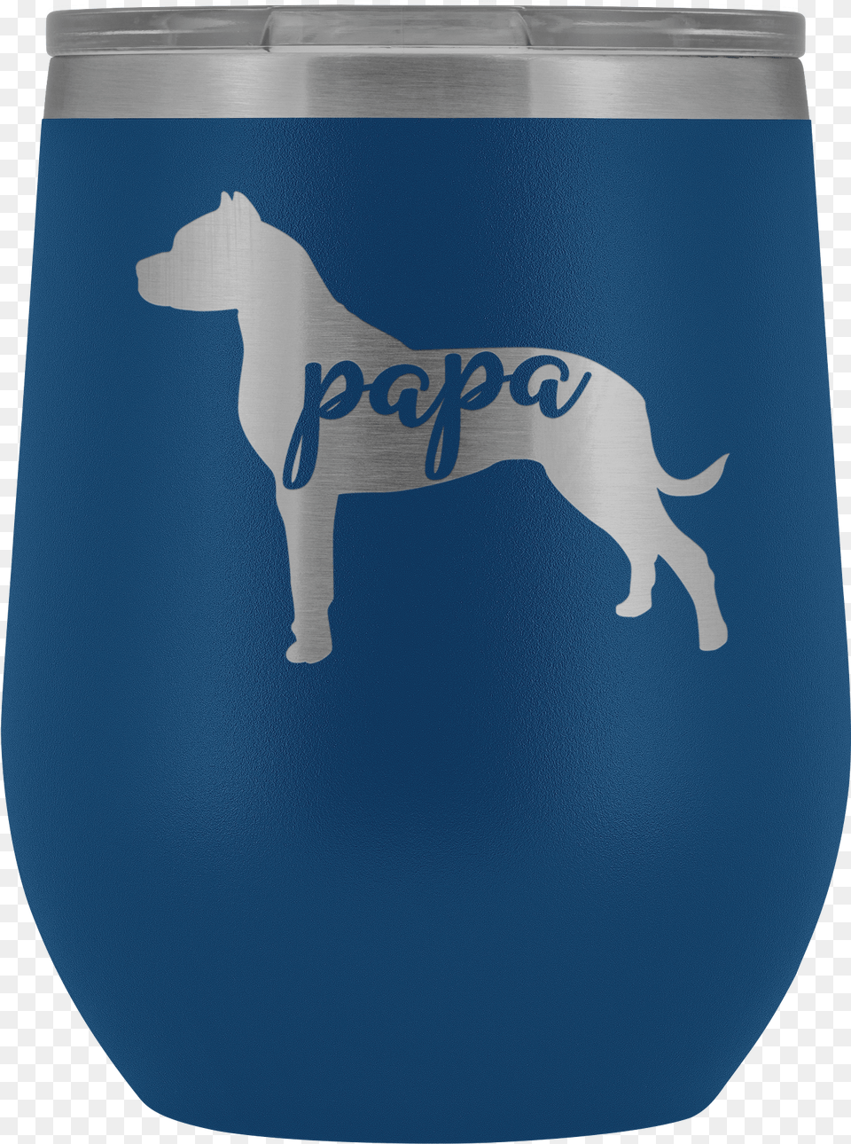 Pit Bull Papa Wine Tumbler With Lid Pitbull Dog Dad Dog Free Transparent Png