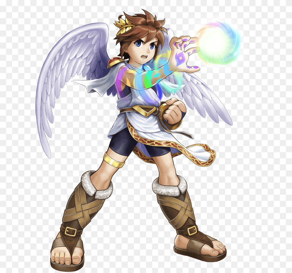 Pit Kid Icarus Art, Book, Publication, Comics, Baby Free Png