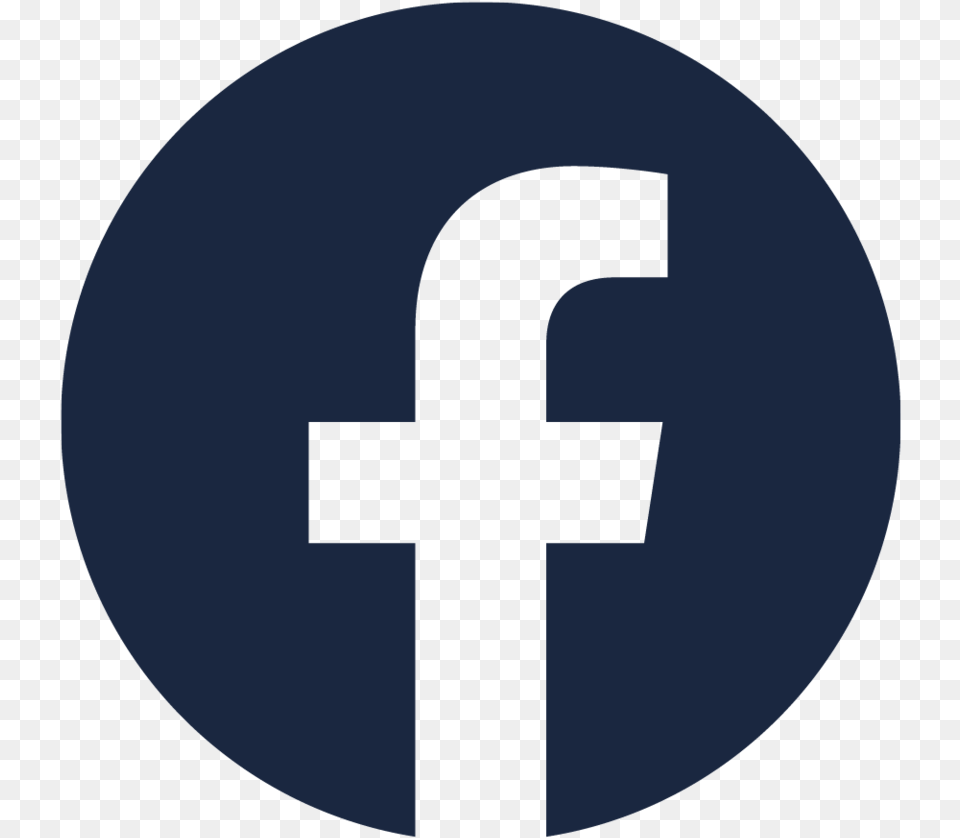 Pit Social Icons Navy Facebook Circle Logo, Cross, Symbol, Number, Text Png