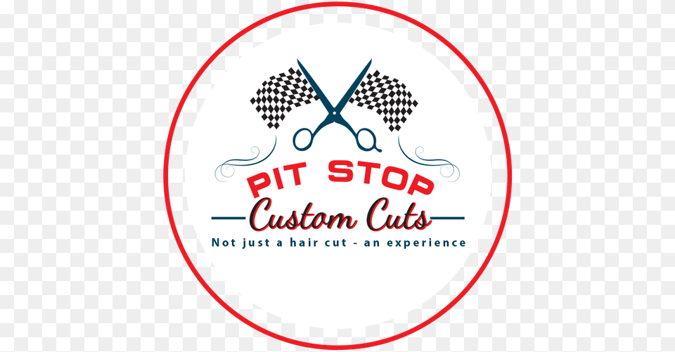 Pit Stop Custom Cuts Best Barber Shop Experience In Circle, Logo, Disk Free Transparent Png