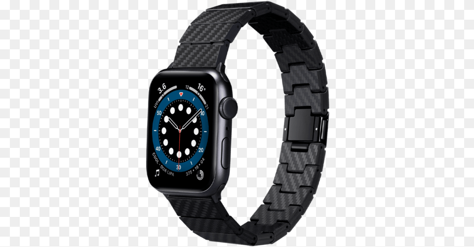 Pitaka Carbon Fiber Link Bracelet Watch Strap Apple Watch Series 6, Arm, Body Part, Person, Wristwatch Free Png Download