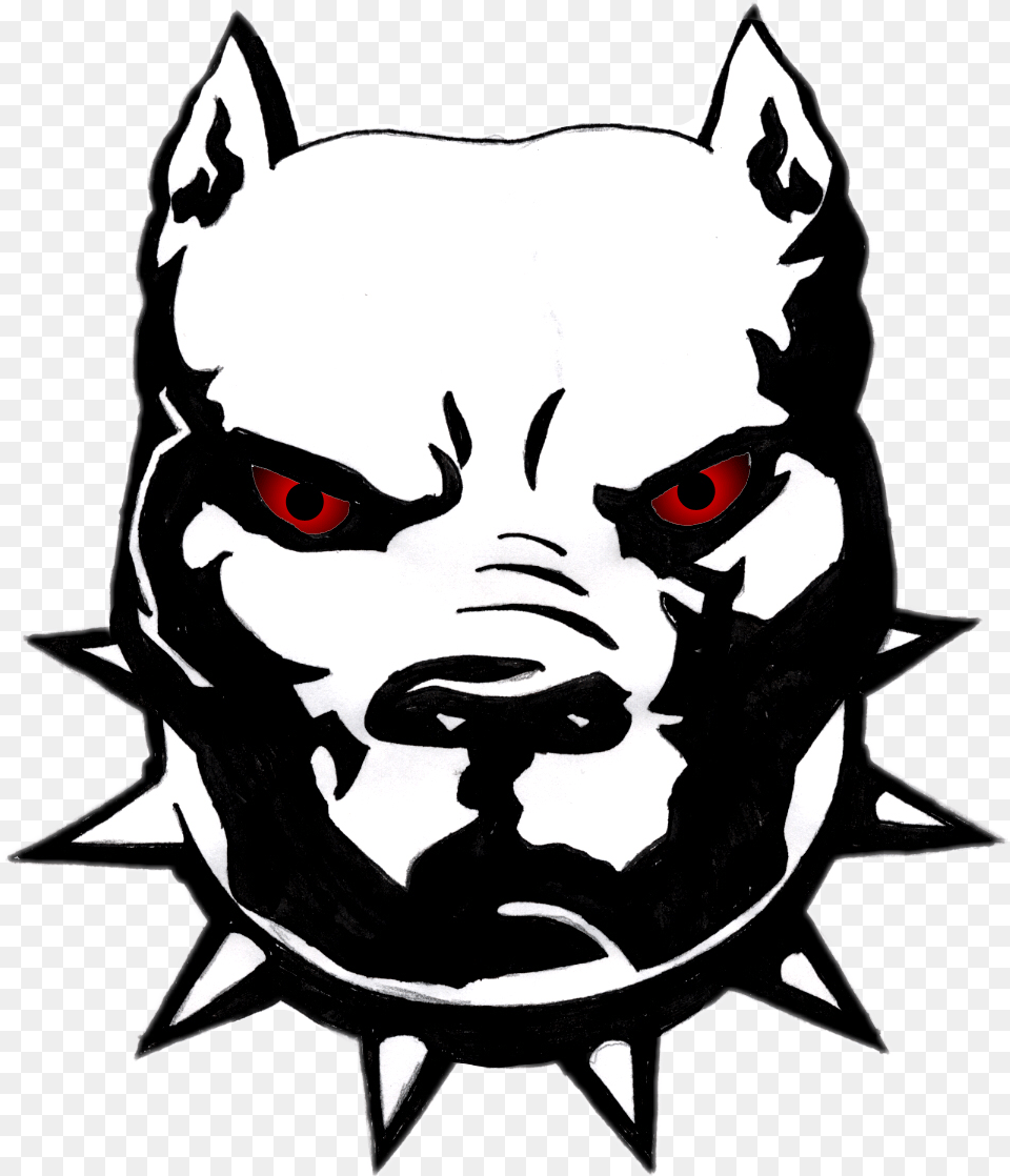 Pitbull Dog Drawing Face, Stencil, Baby, Person, Pet Free Png