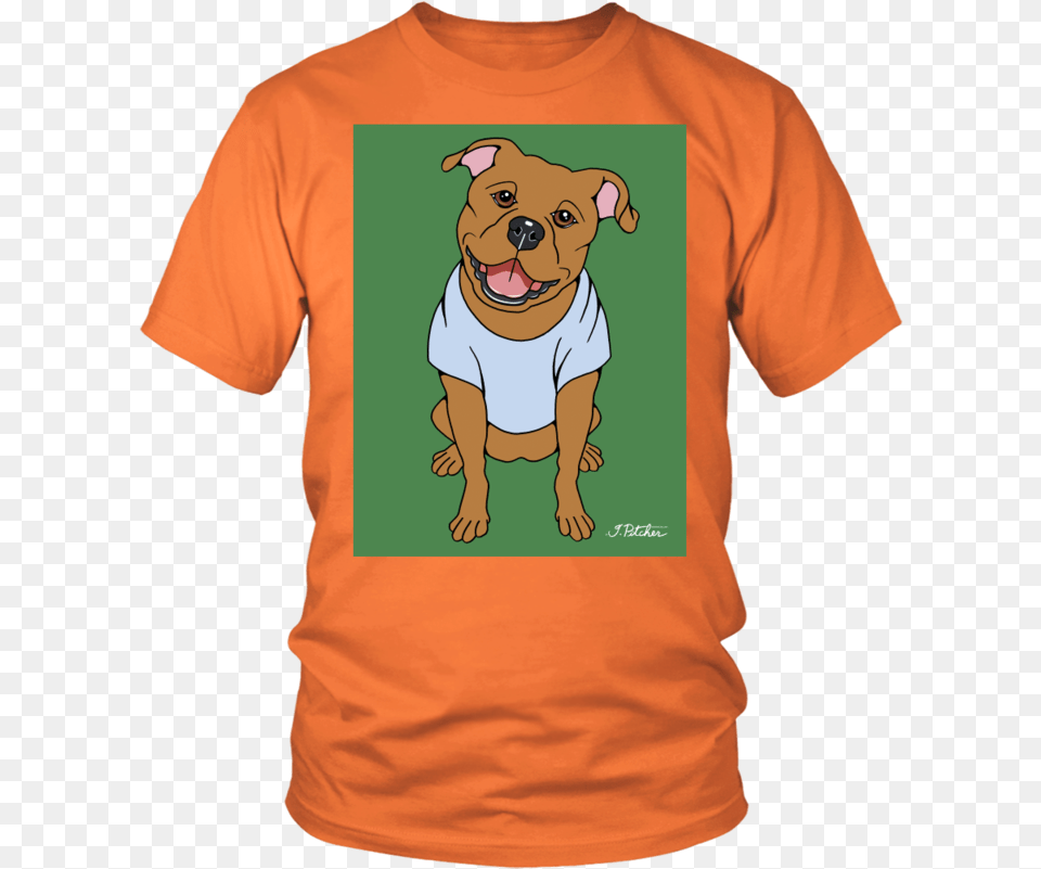 Pitbull Dog T Shirt T Shirt, Clothing, T-shirt, Animal, Canine Free Transparent Png