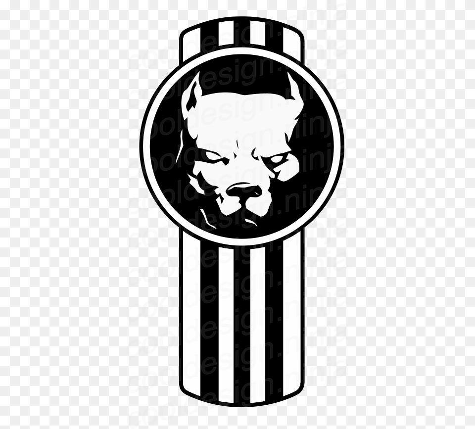 Pitbull Download, Stencil, Sticker, Face, Gas Pump Png Image