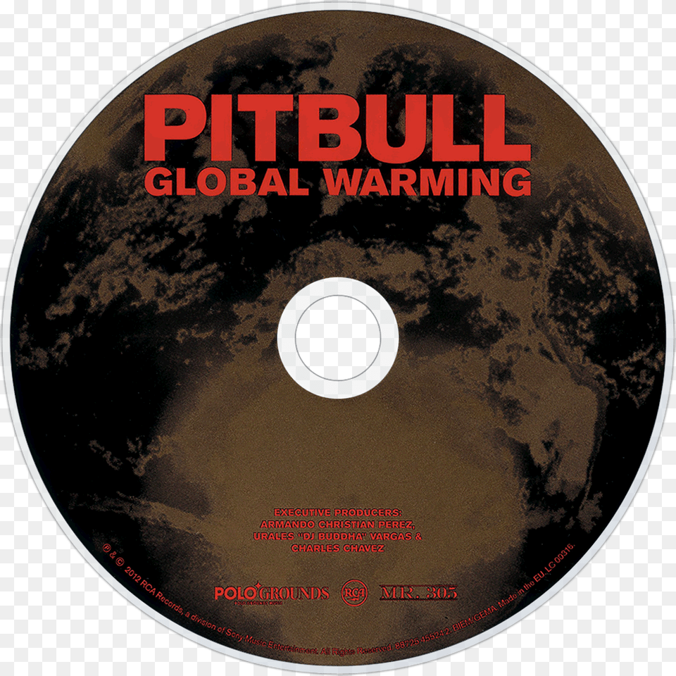 Pitbull Global Warming Cd, Disk, Dvd Png