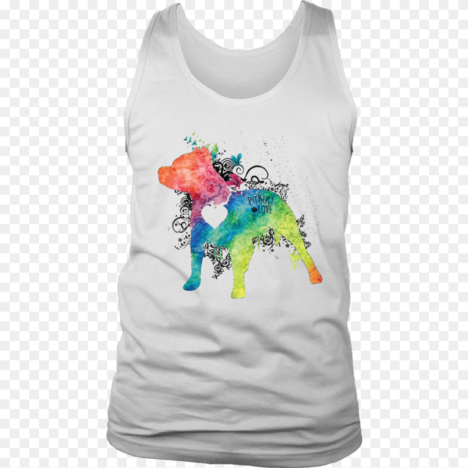 Pitbull Love Watercolor Zen T Shirt Teesorange2 Lil Uzi Vert Now I Do Long Sleevessweatshirt, Clothing, T-shirt, Tank Top, Person Free Png Download