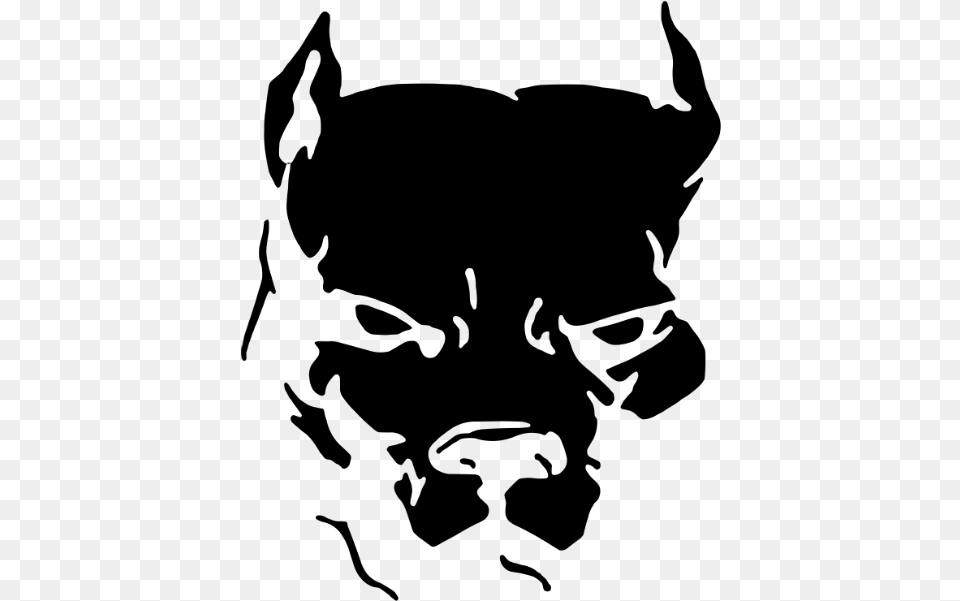 Pitbull Pit Bull Decal T Shirt American Car Clipart American Bully Head Silhouette, Gray Free Png