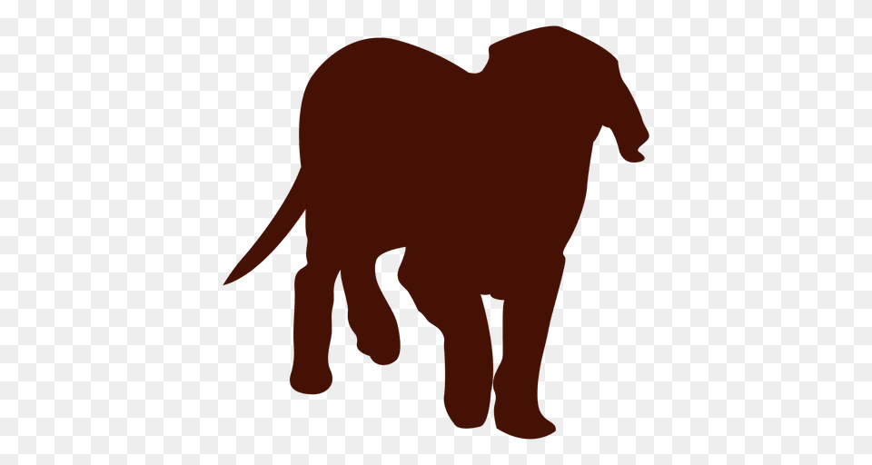 Pitbull Puppy Dog Silhouette, Animal, Elephant, Mammal, Wildlife Free Png