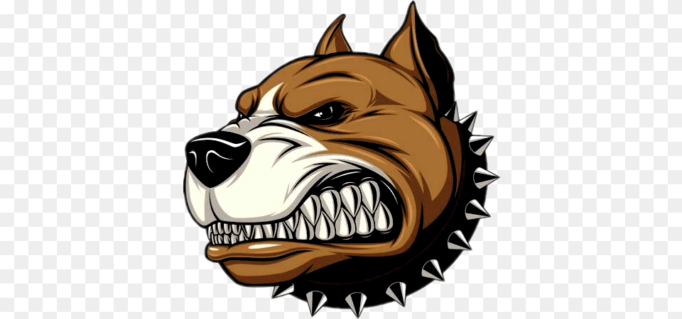 Pitbull Sticker By Alba Garcia Pitbull Cartoon, Snout, Art Free Png Download