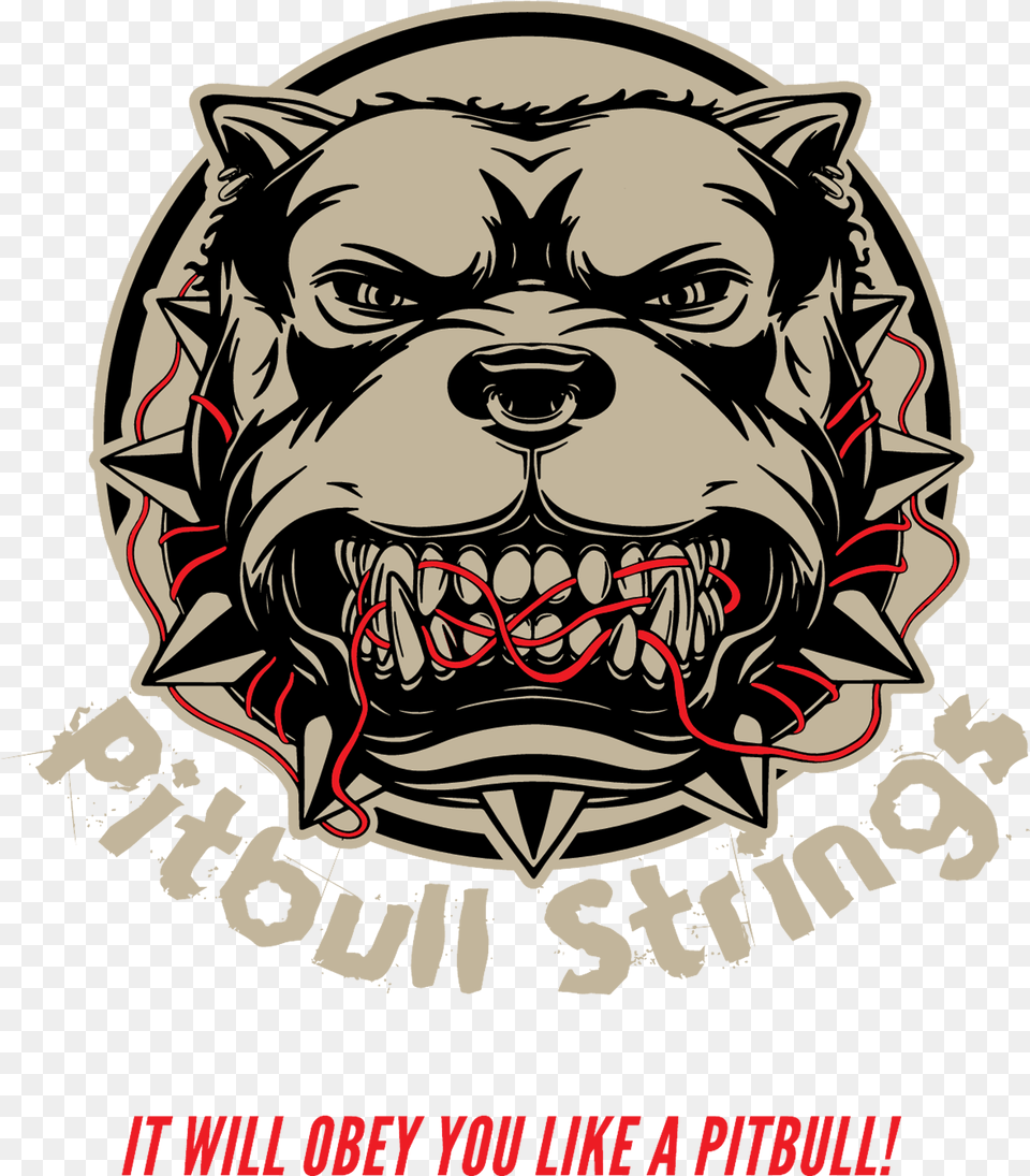 Pitbull Strings, Logo, Adult, Male, Man Png Image
