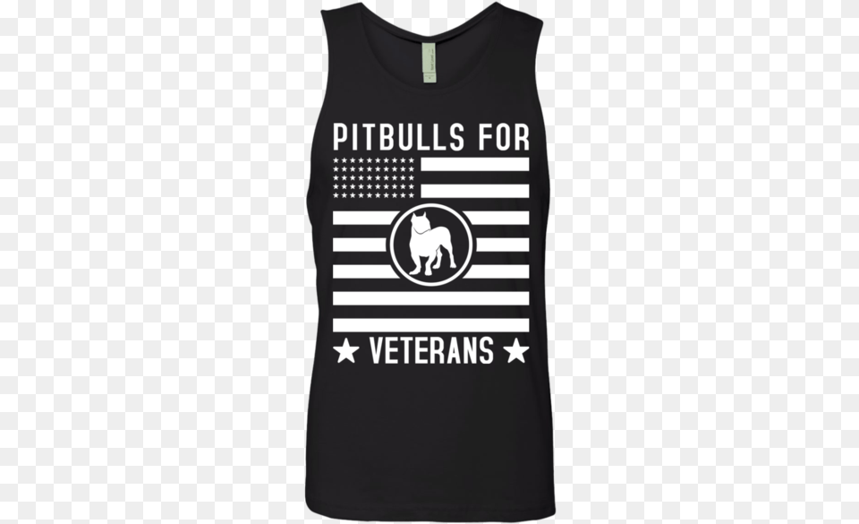 Pitbulls For 22 Flag Next Level Men39s Cotton Tank Jack Russell T Shirts, Clothing, T-shirt, Tank Top, Animal Png Image