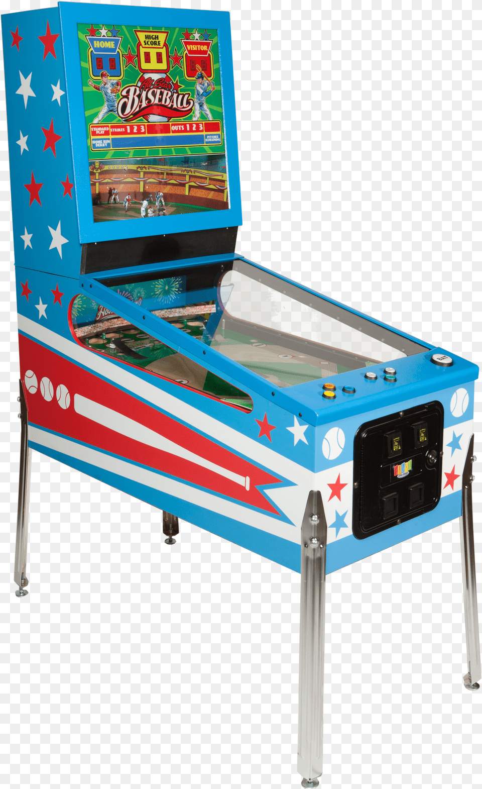 Pitch And Batt All Star Baseball, Arcade Game Machine, Game, Person Free Transparent Png