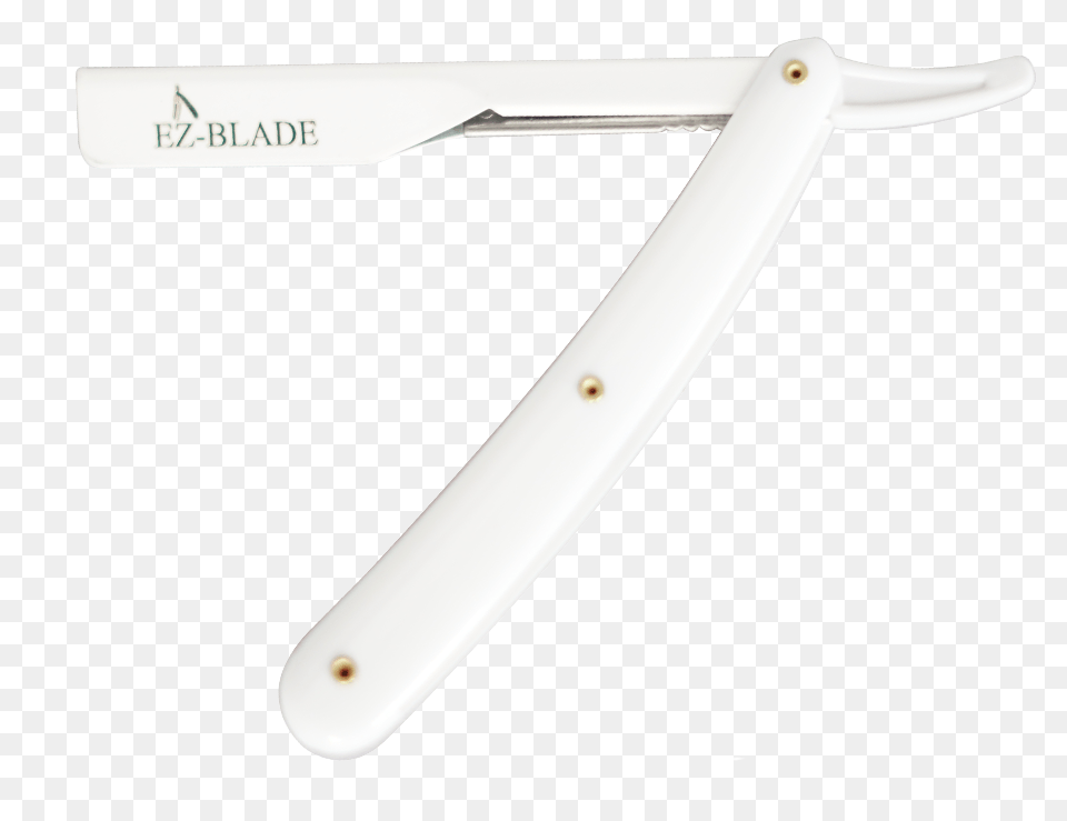 Pitch White Straight Razor Blade, Weapon Free Png