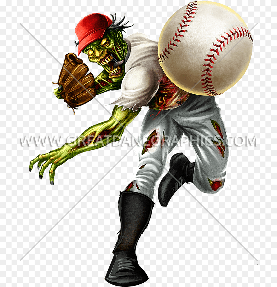 Pitcher Baseball Mlb Zombie Sports Zombie Baseball, Team, Sport, Person, People Png