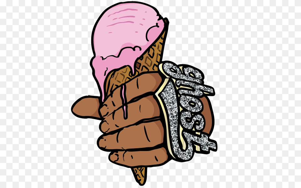 Pitchfork Dope Emojis Clipart Full Size, Food, Ice Cream, Cream, Dessert Free Png Download