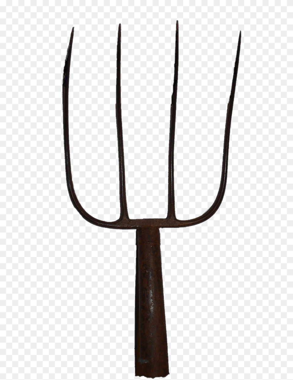 Pitchfork Head Transparent, Cutlery, Fork, Bow, Weapon Free Png