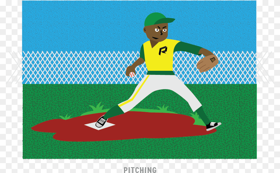 Pitching In Baseball Is The Act Of The Pitcher Throwing Cartoon, Person, People, Boy, Child Free Png
