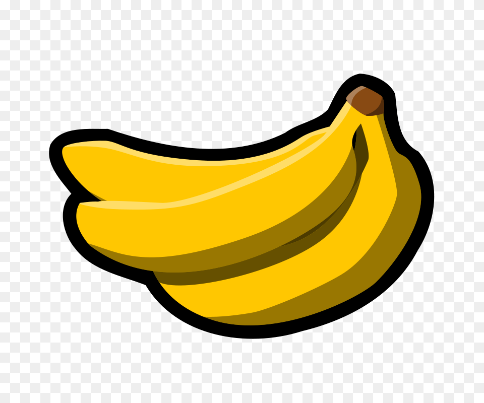 Pitr Bananas Icon, Banana, Food, Fruit, Plant Free Png Download
