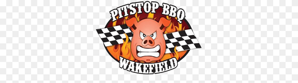 Pitstop Bbq Wakefield Takeout Restaurant Bbq Barbecue Ribs, Sticker, Dynamite, Weapon, Emblem Free Png Download
