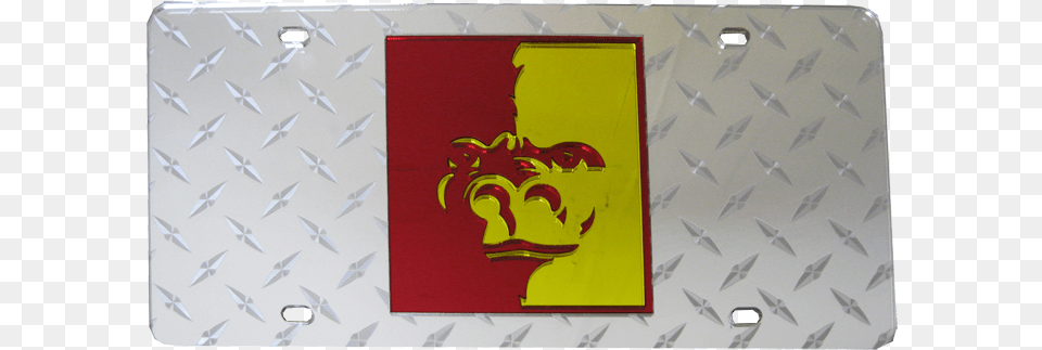 Pitt State Splitface Acrylic License Plate Custom 3d Magnet 11 To 159 Square Inches Promotional, Emblem, Logo, Symbol Free Png