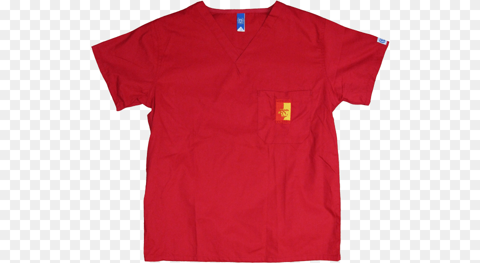 Pitt State Splitface Medical Scrub Top Shirt Active Shirt, Clothing, Dress, T-shirt, Fashion Free Png