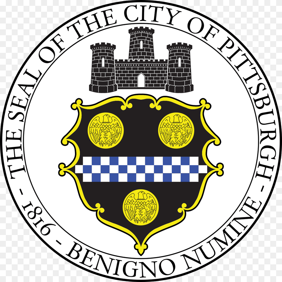 Pittsburgh City Council, Badge, Logo, Symbol, Emblem Free Png