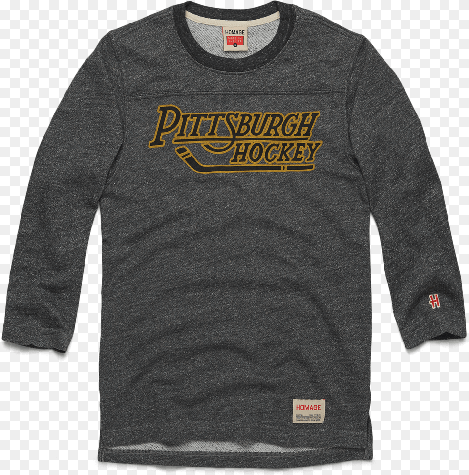 Pittsburgh Hockey Stick Football Shirt Coat, T-shirt, Clothing, Sleeve, Long Sleeve Free Transparent Png