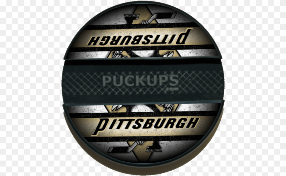 Pittsburgh Penguins Emblem, Badge, Logo, Symbol, Disk Free Png