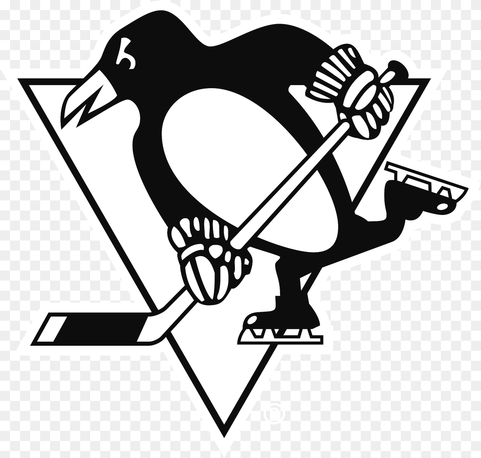 Pittsburgh Penguins Logo Transparent, Animal, Bird Png Image