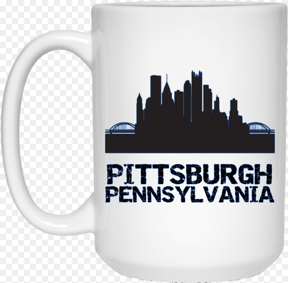 Pittsburgh Pennsylvania City Skyline Silhouette Skyline, Cup, Beverage, Coffee, Coffee Cup Png