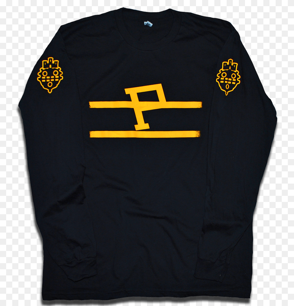 Pittsburgh Pirates Nhl Custom Hockey Long Sleeve Tee, Clothing, Long Sleeve, Shirt, T-shirt Png Image