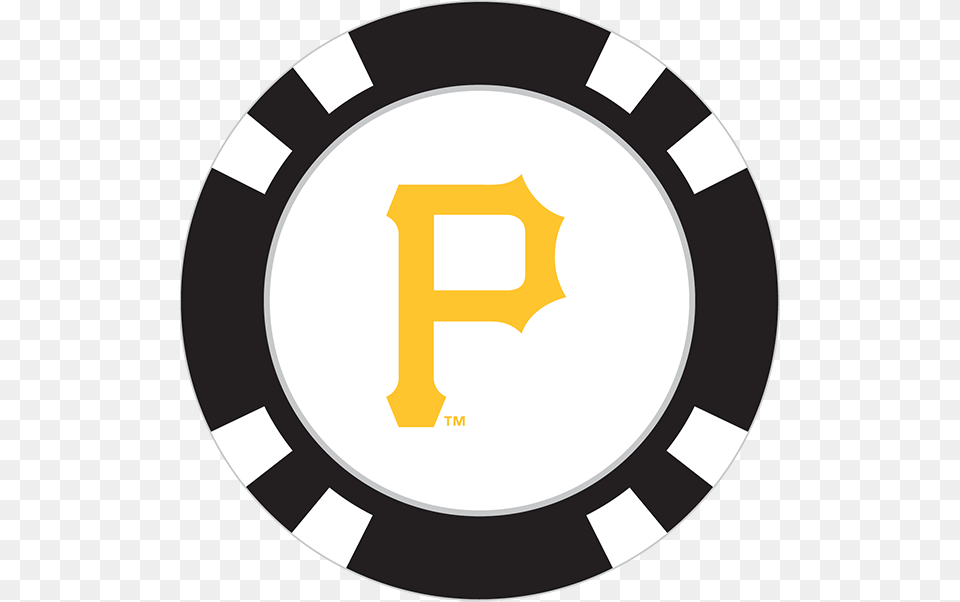Pittsburgh Pirates Poker Chip Ball Marker Boston Bruins Poker Chip, Logo, Symbol, Disk Free Png Download