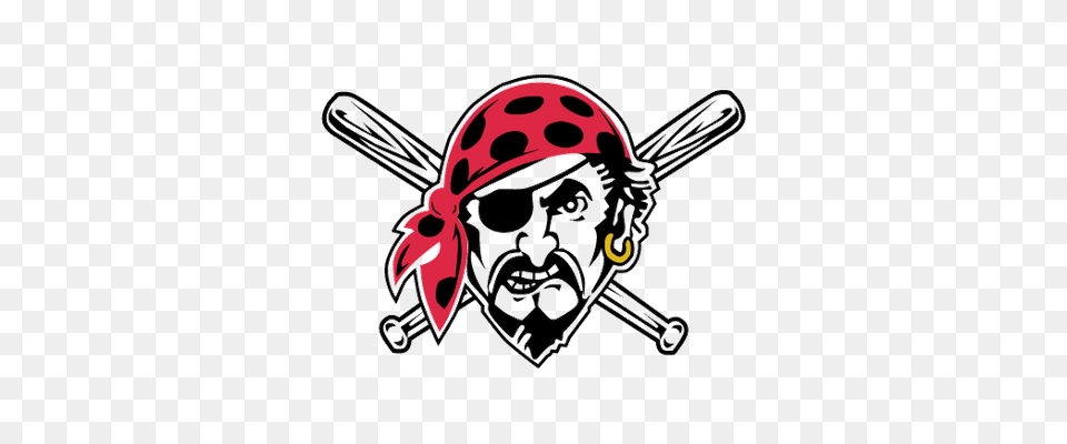 Pittsburgh Pirates Text Logo Transparent, Person, Pirate, Face, Head Png Image