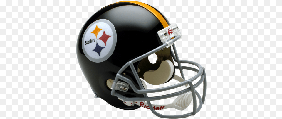 Pittsburgh Steelers Helmet Transparent Football Helmet, American Football, Football Helmet, Sport, Person Png