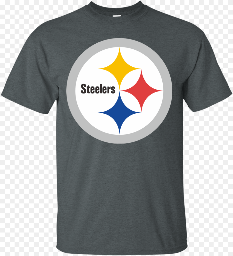 Pittsburgh Steelers Logo Football Men39s T Shirt Logos And Uniforms Of The Pittsburgh Steelers, Clothing, T-shirt, Symbol Free Png