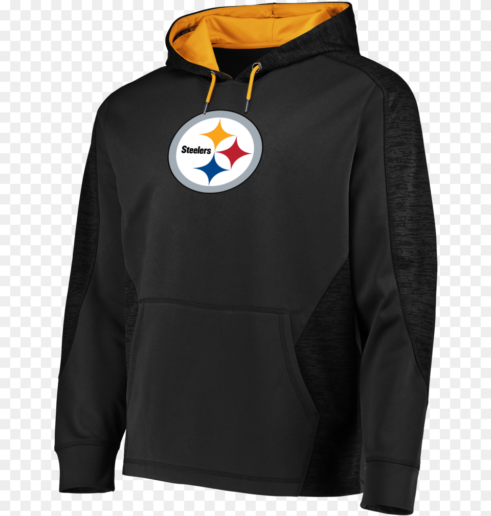 Pittsburgh Steelers Majestic Black 2018 Armor Hoodie San Jose Sharks Black Hoodie, Clothing, Coat, Jacket, Knitwear Free Png