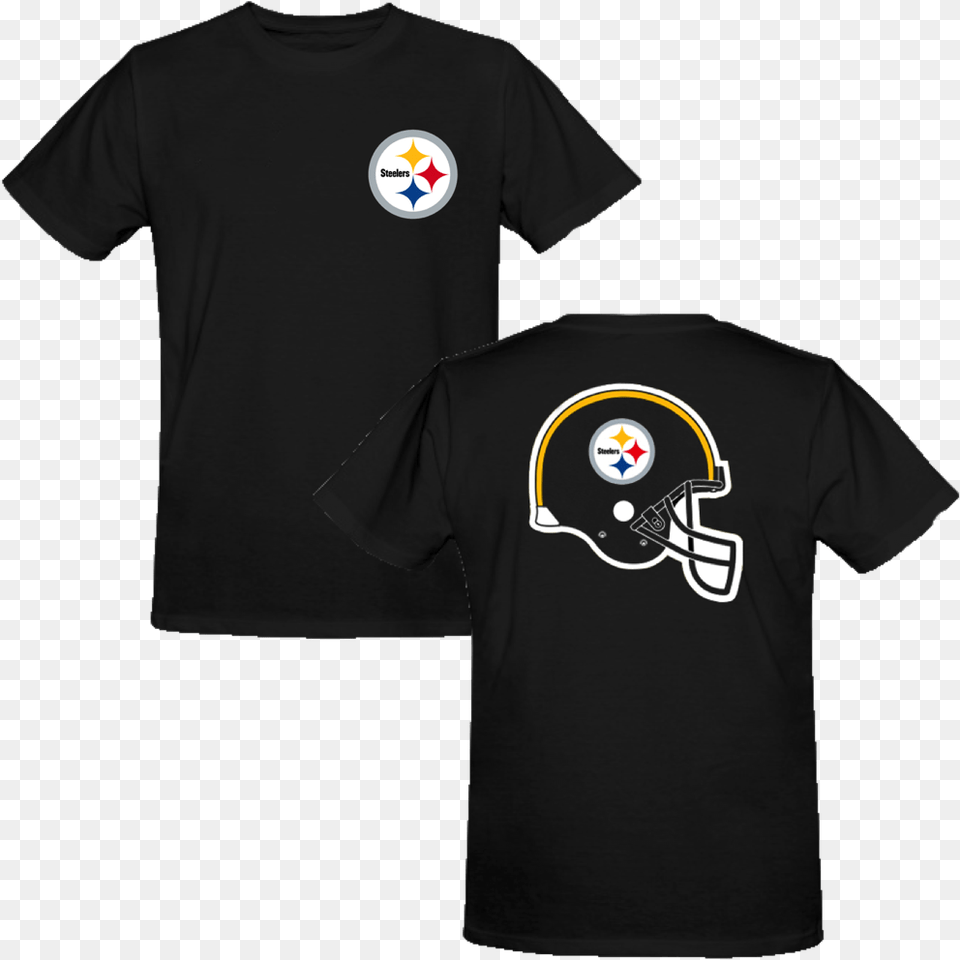 Pittsburgh Steelers Majestic Nfl Helmet Logo Helmet, Clothing, Shirt, T-shirt Free Png