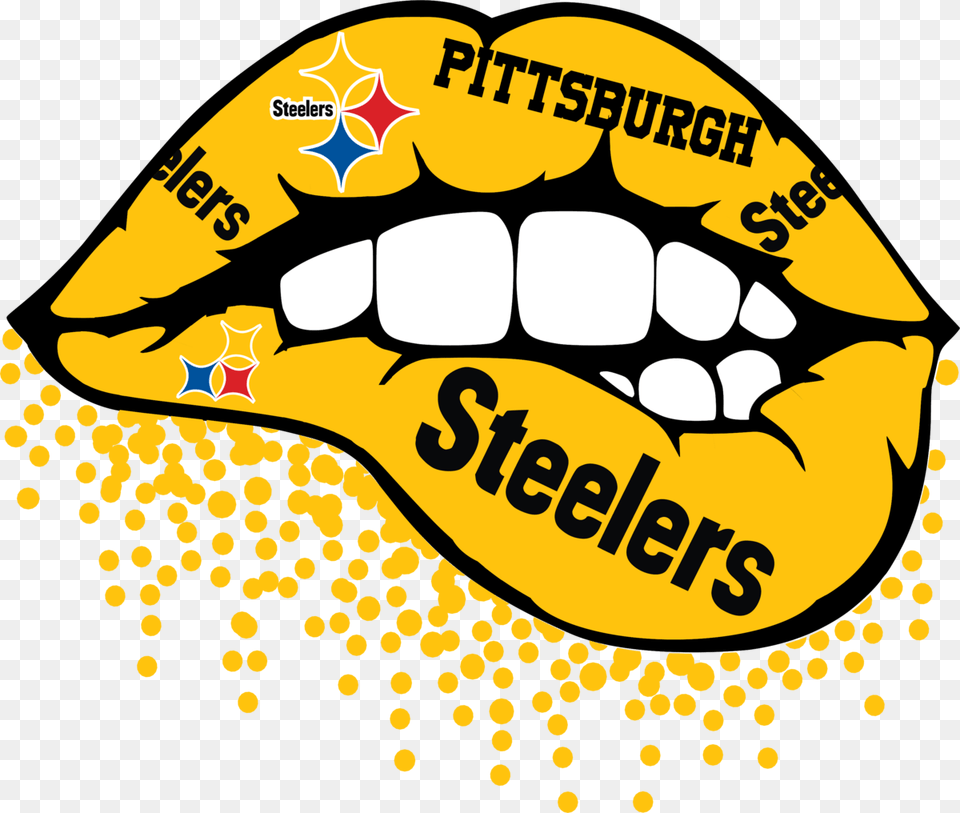 Pittsburgh Steelers Nfl Svg Football Kansas City Chiefs Lips Svg, Body Part, Mouth, Person, Baby Png Image