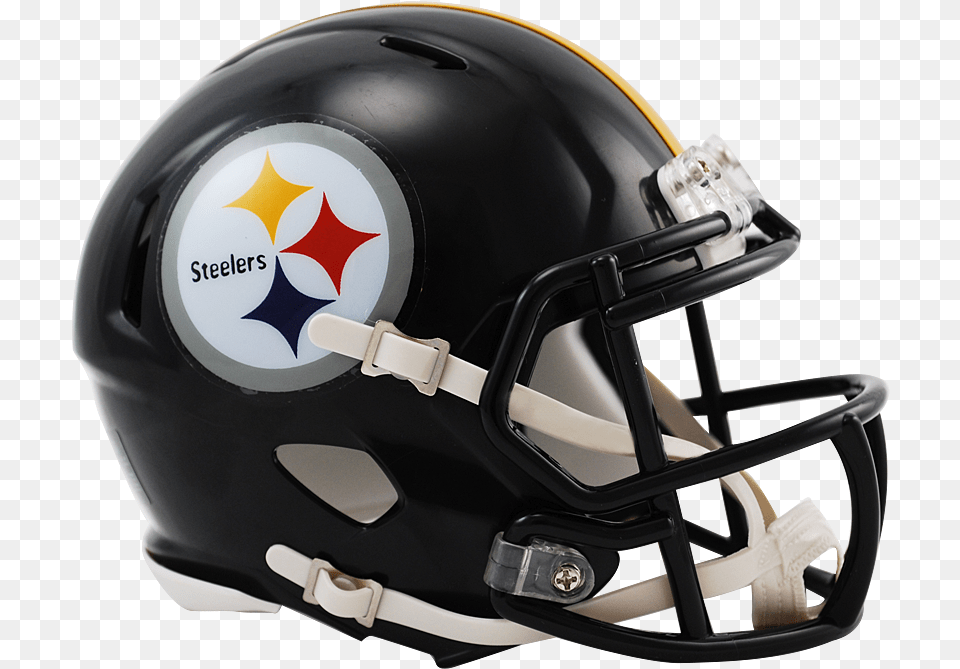 Pittsburgh Steelers Speed Mini Helmet Texans Football Helmet, American Football, Football Helmet, Sport, Person Free Transparent Png