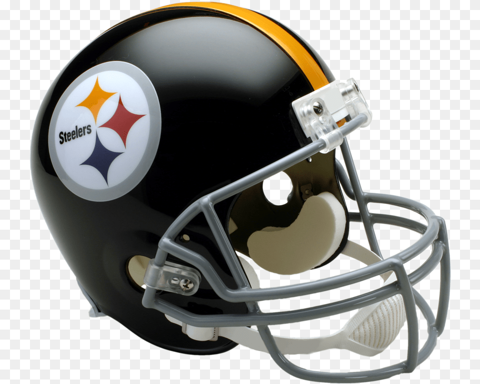 Pittsburgh Steelers Vsr4 Replica Throwback Helmet Steelers Football Helmet, American Football, Sport, Football Helmet, Person Png