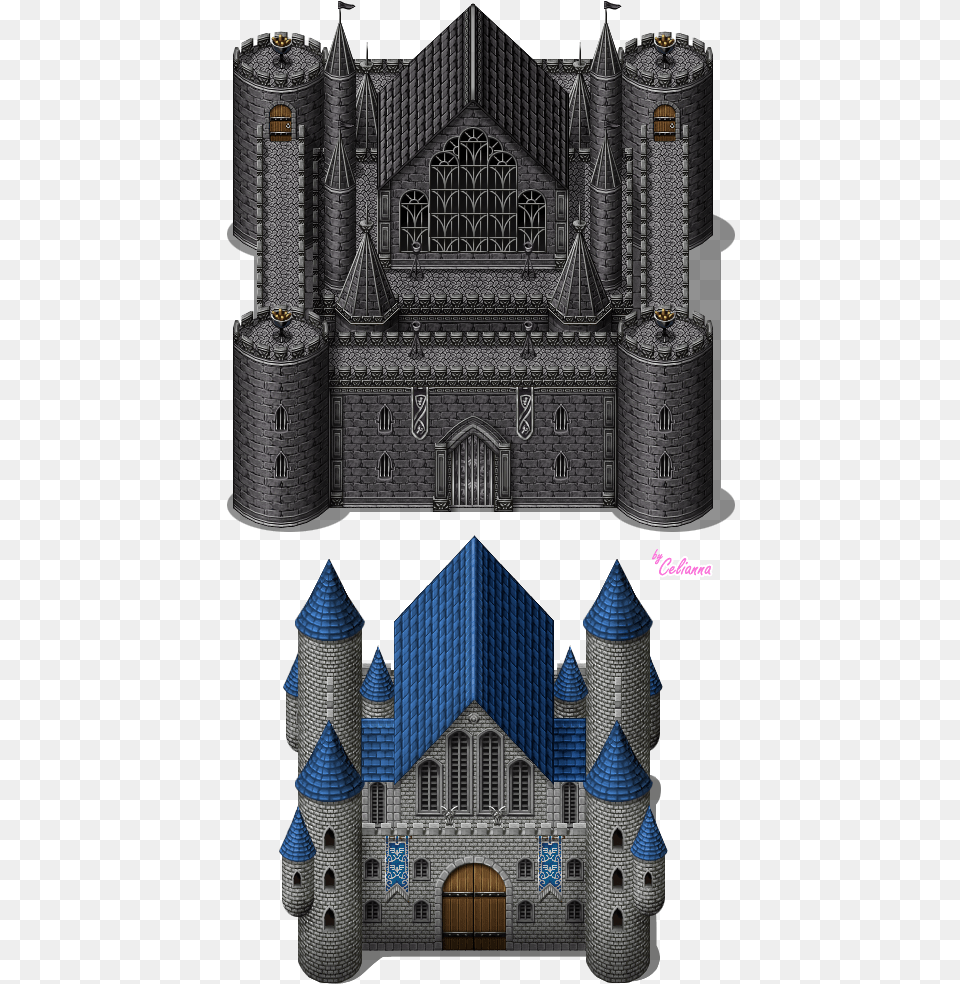 Pixanna Exterior Tiles Rpg Maker Fes Castle, Architecture, Building, Fortress, Arch Png Image