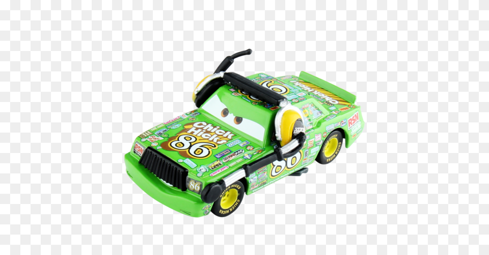 Pixar Cars 3 No86 Chick Hicks With Headset Amp Cars 1 Chick, Device, Grass, Lawn, Lawn Mower Free Transparent Png