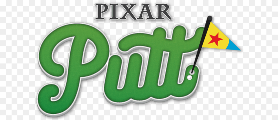 Pixar Putt Logo, Green, Text Free Png Download