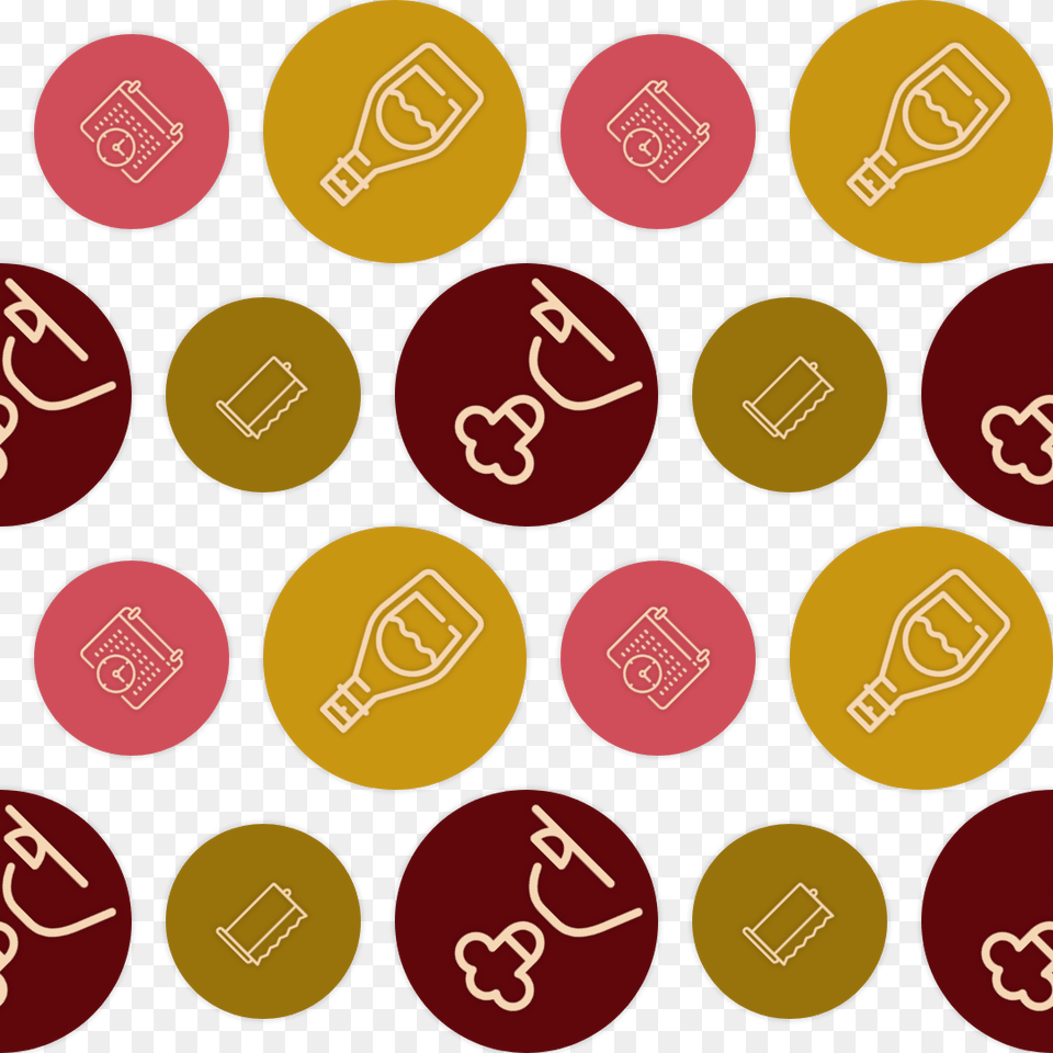 Pixbot Pattern Design Circle, Dynamite, Weapon, Maroon Free Png Download