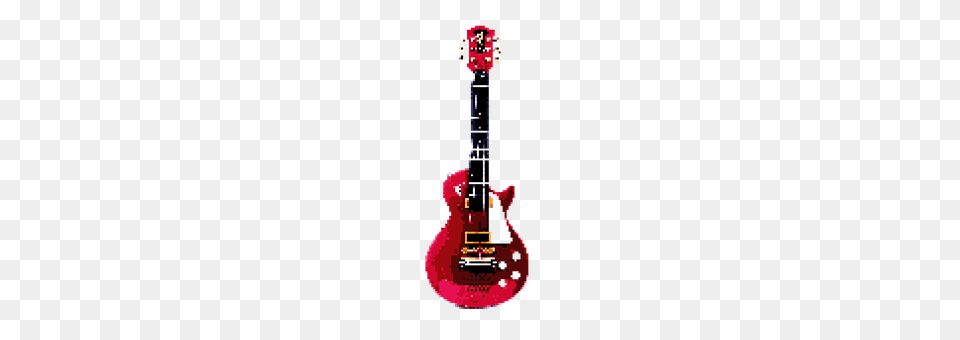 Pixel Guitar, Musical Instrument, Bass Guitar Free Png