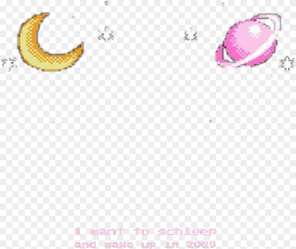 Pixel Aesthetic Lowquality Kawaii Moon Sad Moon Pixel Aesthetic, Nature, Night, Outdoors, Astronomy Png Image