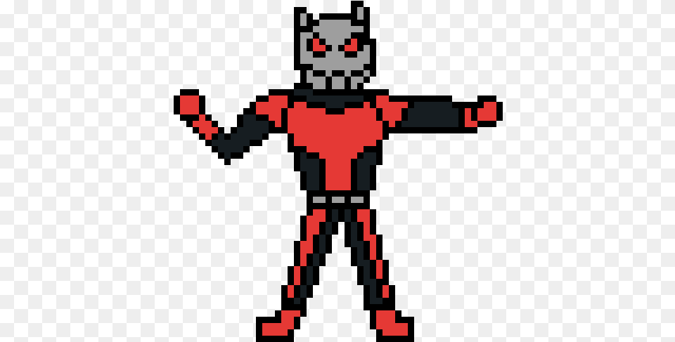 Pixel Ant Man Transparent, Robot, Qr Code Free Png