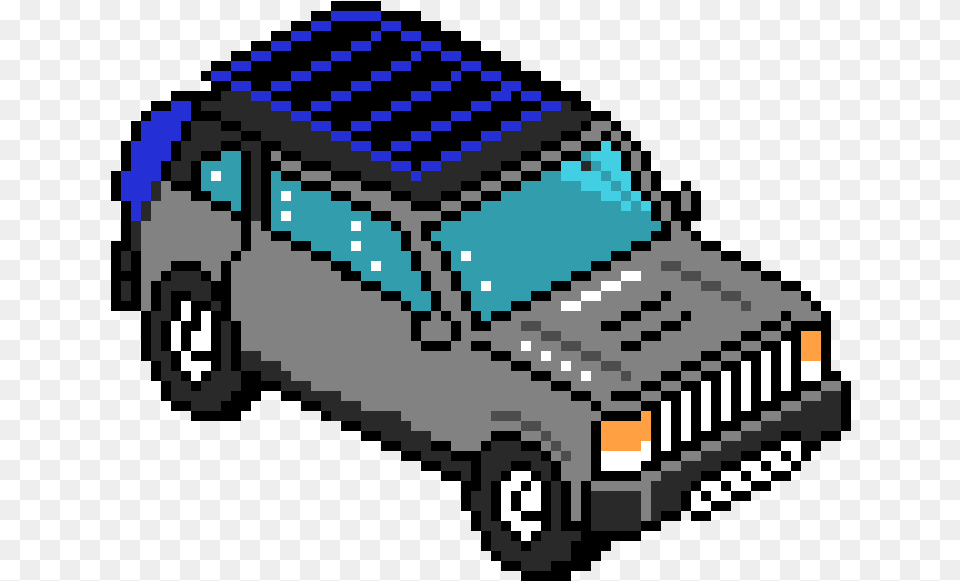 Pixel Art, Car, Jeep, Transportation, Vehicle Free Transparent Png