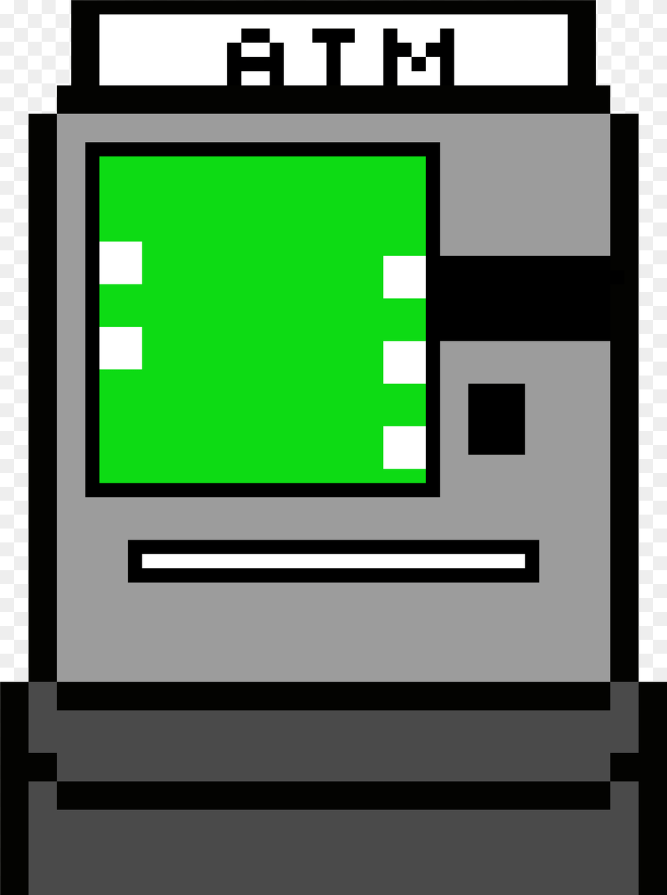 Pixel Art Atm Clipart Download Pixel Art Atm, Machine Png Image